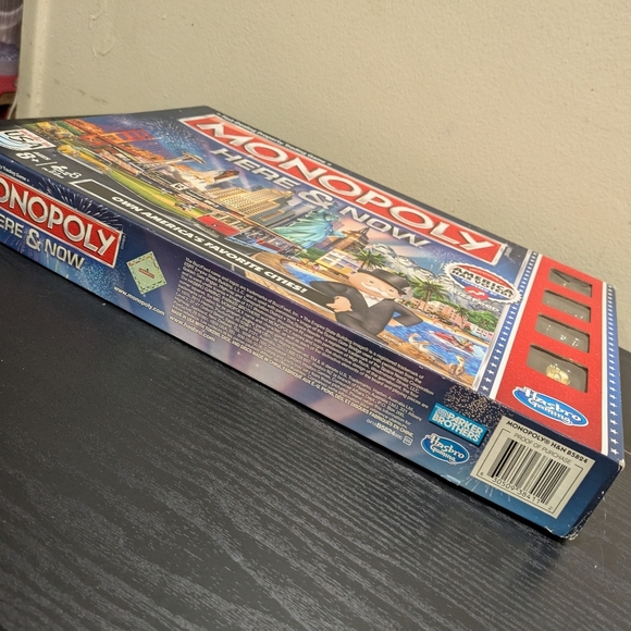 Monopoly Here & Now Board Game - Blue and Red - Picture 11 of 11